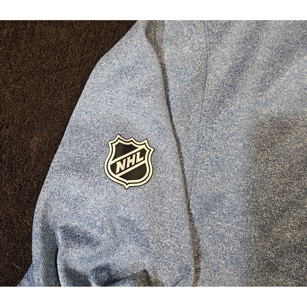 NWT Fanatics NHL Pro Authentic Vancouver Canucks 1/4 Zip Sweater Size XL Blue - Picture 6 of 12